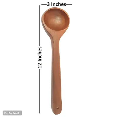 Brown Wooden Spoon Set Of Two-thumb4