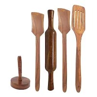 Wooden Kitchen Tool Set - Pack Of 6-thumb1