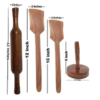 Wooden Kitchen Tool Set - Pack Of 6-thumb3