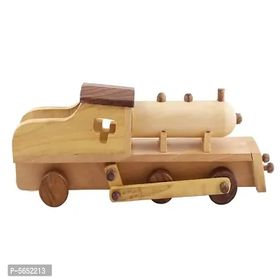 Beautiful Mini Wooden Train Engine Replica Toy Showpiece-thumb2