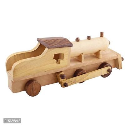 Beautiful Mini Wooden Train Engine Replica Toy Showpiece-thumb3