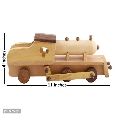 Beautiful Mini Wooden Train Engine Replica Toy Showpiece-thumb4