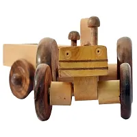 Beautiful Wooden Tractor Trolley Moving Toy-thumb2