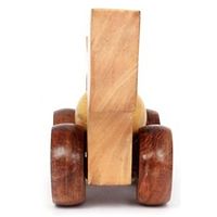 Wooden Moving Toy Horse With Wheels - For Kids & Home Decor-thumb2