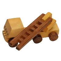 Beautiful Wooden Fire Brigade Moving Toy-thumb3