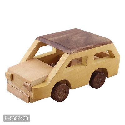 Beautiful Wooden Classical Vintage Car Toy Showpiece