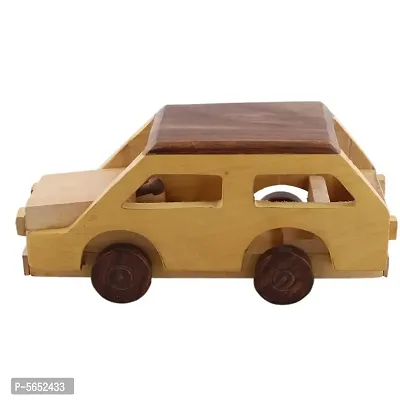 Beautiful Wooden Classical Vintage Car Toy Showpiece-thumb4