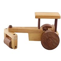 Beautiful Wooden Classical Road Roller Moving Toy-thumb1