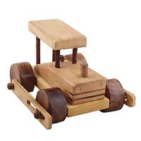 Wooden Toy Side Wheel Road Roller-thumb1