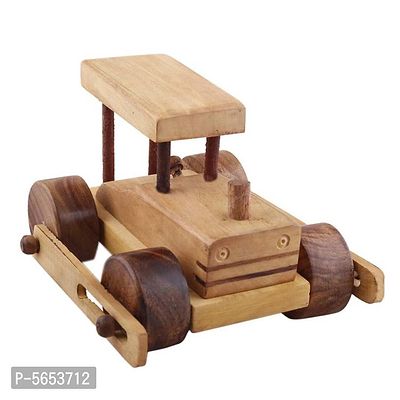 Wooden Toy Side Wheel Road Roller-thumb2