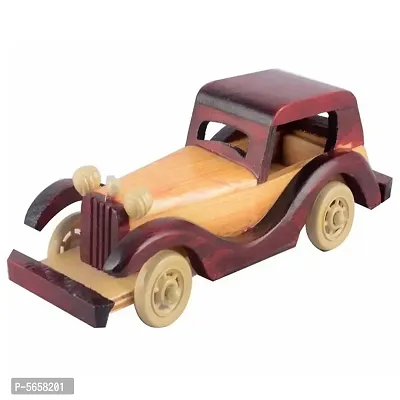 Handcarved Wooden Jeep Moving Toy-thumb4