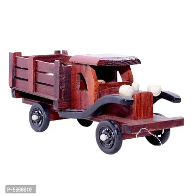 Handmade Vintage Wooden Moving Truck For Home Decor And Play