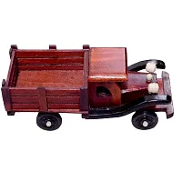 Handmade Vintage Wooden Moving Truck For Home Decor And Play-thumb3
