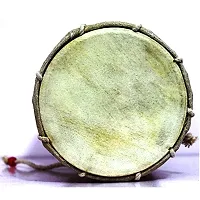 Handmade Wooden Shiv Damru Percussion Indian Classical Instrument-thumb2
