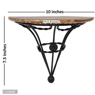 Wood  Wrought iron Fancy Wall Bracket-thumb5