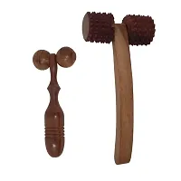Fancy Wooden Set Of 2 Handy Cutter Massager And Face Massager-thumb2