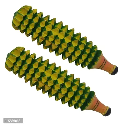 Wooden Long Massager (Karela Massager) - Set Of 2-thumb0