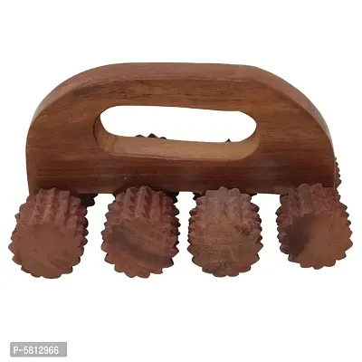 Wooden Roller Body Massager for Stress Acupressure, Reflexology Tools for Pain  Stress Relief