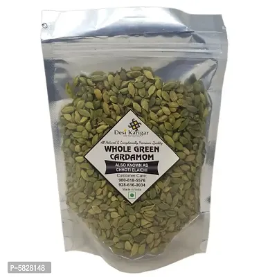 Whole green Cardamom (Chhoti Elaichi) - 200 gm Pack-thumb2