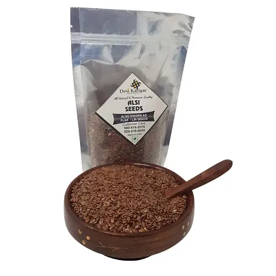 Raw Flax Seeds, 200 gm [Raw, Rich in Omega-3, Heart-Healthy]