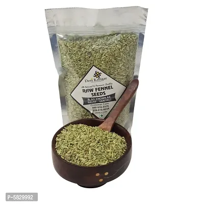 Raw Unroasted Fennel Seeds (Saunf/Variyali) - 200 gm-thumb0