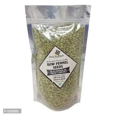 Raw Unroasted Fennel Seeds (Saunf/Variyali) - 200 gm-thumb2
