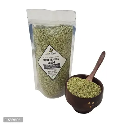 Raw Unroasted Fennel Seeds (Saunf/Variyali) - 200 gm-thumb4
