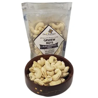 Bold Whole Cashew Nuts (Kaju), 100g