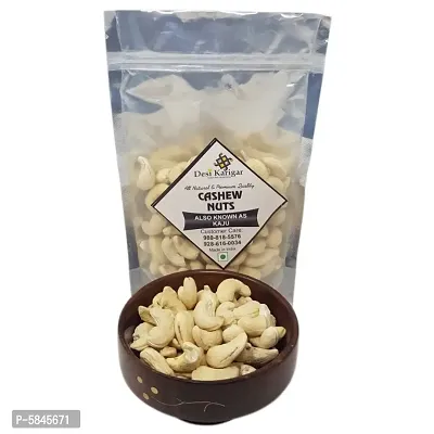 Bold Whole Cashew Nuts (Kaju), 200g-thumb0
