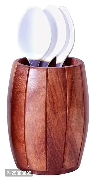 Desi Karigarreg; Wooden Cutlery Holder | Spoon Holder | Pen Holder | Multipurpose Stand-thumb0