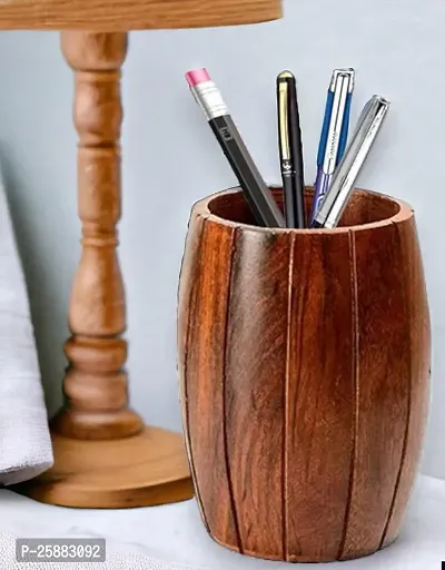 Desi Karigarreg; Wooden Cutlery Holder | Spoon Holder | Pen Holder | Multipurpose Stand-thumb2
