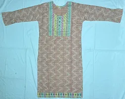 Latest Beautiful Cotton Kurta Bottom and Dupatta Set-thumb1