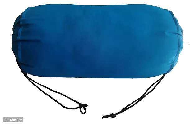 Bolster Cover - Round Bolster Cover for Sofa Deevan Couch Cotton 8 Diameter x 34 Long (20cm Diameter x 86cm Long) Removable Cover Light Blue-thumb5