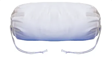 Bolster Cover - Round Bolster Cover for Sofa Deevan Couch Cotton 9 Diameter x 32 Long (22cm Diameter x 80cm Long) Removable Cover White-thumb4