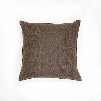 SAFFRON HANDICRAFTS Square JuteThrow Pillow Cushion Cover-thumb1