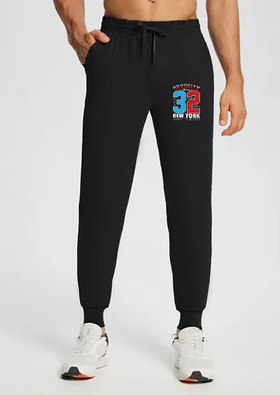 Trendy Cotton Blend Regular Track Pants For Men 