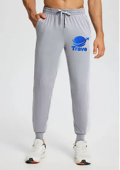 Comfortable Cotton Blend Regular Track Pants For Men 