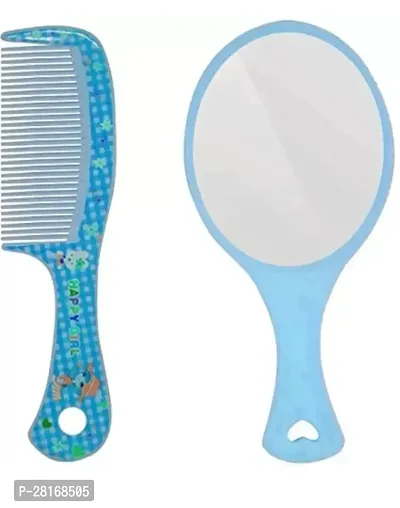 Combo Of Hair Comb And Mirror Set-thumb2