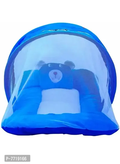 Venton fibre baby mosquito net bed box Blue-thumb0