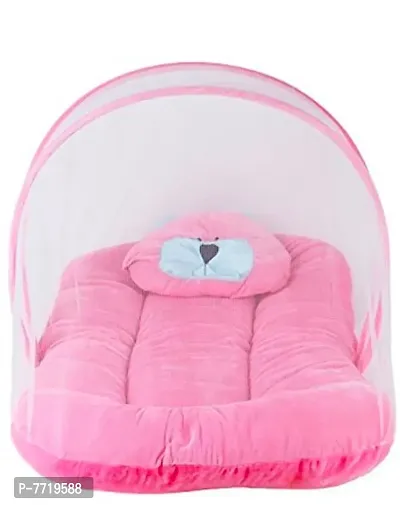 Venton fibre baby mosquito net bed box Pink-thumb0