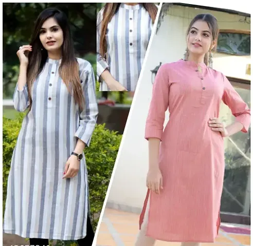 Stylish Short Kurta For Women - Pack Of 2