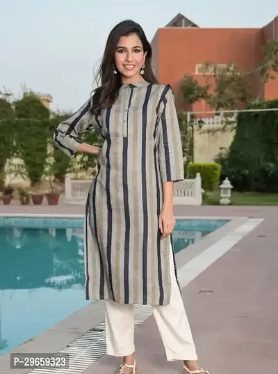 Stylish Cotton Kurta For Women - Pack Of 1-thumb0