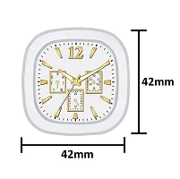 Analog Watch with Soft Silicone Strap for Unisex (1Pc) White-thumb1