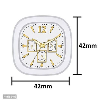 Analog Watch with Soft Silicone Strap for Unisex (1Pc) White-thumb2