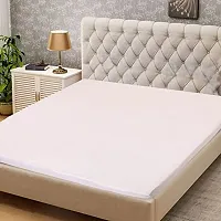 Pumpum Terry Cotton Waterproof Fitted Single Bed Size Mattress Protector ,White (78"" Inch x 36"" Inch)-thumb3