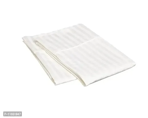 PumPum Luxurious 2 Piece Cotton Pillow Cover Set - 45cm x 69cm,(White)-thumb2