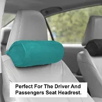 PumPum Car Headrest Pillow, Travel Neck Support Cushion for Pain, Muscle Tension Relief and Cervical Support with Adjustable Straps for Car Seat, Home and Office ,Sky Blue (Pack of 1)-thumb1