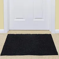 PumPum Rubber Anti Slip Door Mat ( Standard , 16"" x24'' ,Black )-thumb1