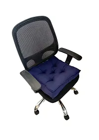 PUM PUM Chair Cushion/Pad Soft Thicken for Office,Home or Car Sitting 14"" x 14"" (Navy Blue,Pack of 2)-thumb1