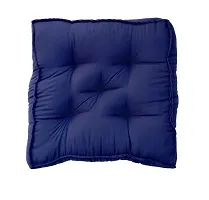 PUM PUM Chair Cushion/Pad Soft Thicken for Office,Home or Car Sitting 14"" x 14"" (Navy Blue & Grey,Pack of 2)-thumb3